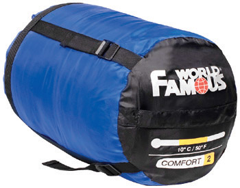 World Famous Comfort 2 Blue Sleeping Bag