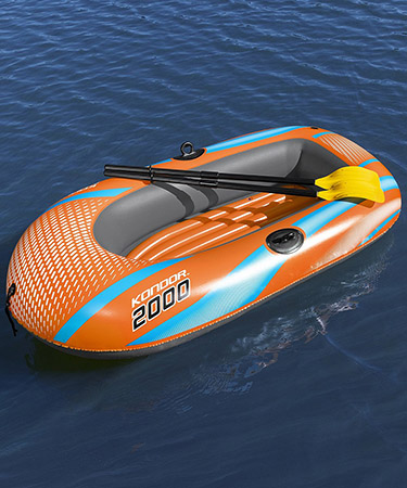 Bestway 2 Person Kondor 2000 Inflatable Raft Set