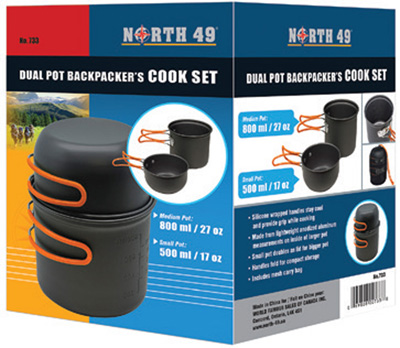 North 49® Dual Pot Backpacker's Cook Set
