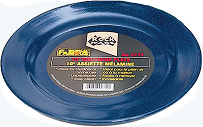 World Famous® Unbreakable 10" Melamine Plate