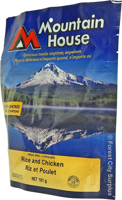 Mountain House  Rice and Chicken Freeze Dried Meals