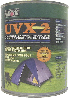 World Famous® UVX2 Canvas Waterproofing and UV Ray Protection