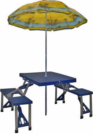 Folding Picnic Table Sets with Umbrella