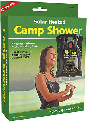 Coghlan's  Solar Heated Camp Shower