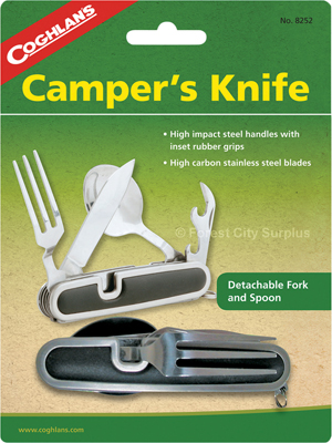 Coghlan's® Camper's Knife, Fork and Spoon Sets