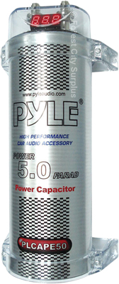 Pyle Canada  PLCAPE50 5.0 Farad Digital Power Capacitors