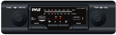 PLR14MPF Pyle® Audio In-Dash Car Stereos with USB/SD Memory Card Readers
