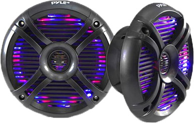 Pyle Canada PLMRX68LEB 6.5-inch 250 Watt Waterproof Audio Marine Grade Dual Speakers