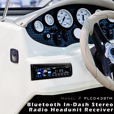 Pyle® PLCD43BTM 300 Peak Watt In-Dash Bluetooth Car Stereo