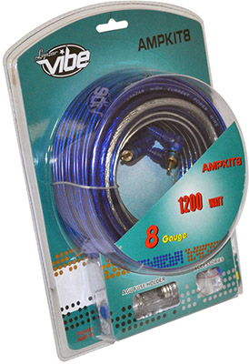 Lanzar® Contaq AMPKIT8 8 Gauge Car Amplifier Wiring Kit