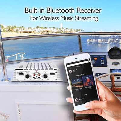 Pyle Canada PLMRA410BT Elite Series Waterproof Bluetooth Amplifier