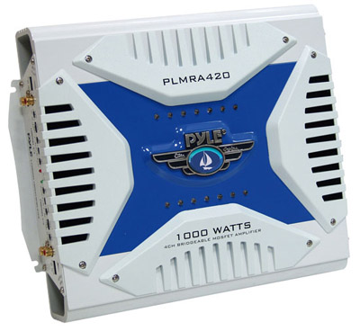Pyle Canada PLMRA420 1000 Peak Watt Marine Amplifiers
