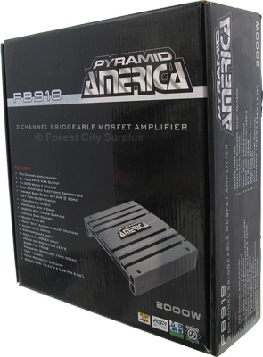 Pyramid America® PB918 2 Channel Car Audio Amplifiers