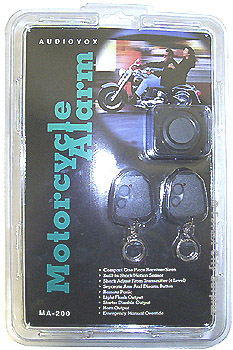 MA200 - Audiovox  Motorcycle Alarm Systems