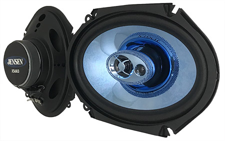 Jensen® XS683 6x8 Triaxial Car Audio Speakers