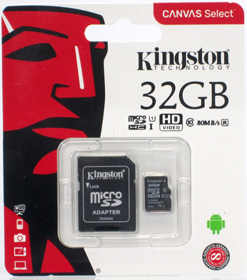 Kingston  32 Gigabyte Micro SD Cards