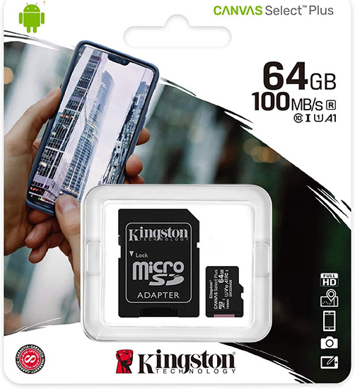 Kingston  64GB Mirco SD Cards