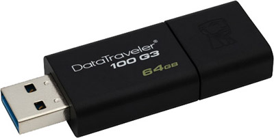 Kingston® 64GB DataTraveler® 101 G3 USB Drive
