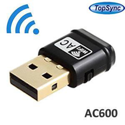 TopSync  AC600 W600M Wireless Dual Band Mini USB Adapter