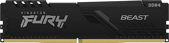 Kingston  Fury™ 8GB DDR4 Desktop Computer RAM Module
