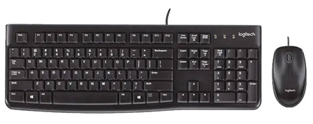 Logitech® MK120 Plug-and-Play Keyboard and Mouse Combo
