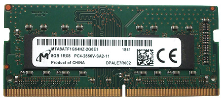 Micron  8GB 2666MHz DDR4 Laptop RAM