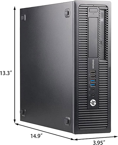 HP® EliteDesk 800 G1 Intel® Core i7-4770 3.4 GHz Desktop Computer