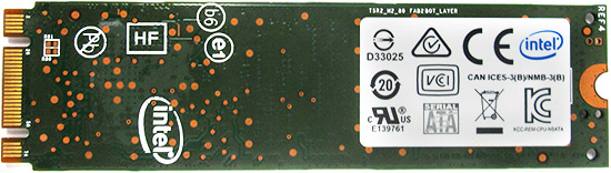 Intel® M.2 360GB SSD SATA Hard Drive