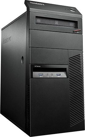 Lenovo® ThinkCentre M93P Intel i5-4690 3.5 GHz Tower Computer