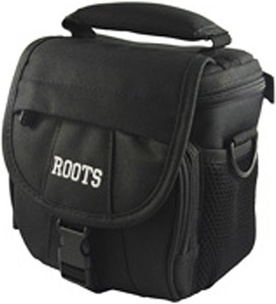 Roots® Medium Black Digital Camera Bag
