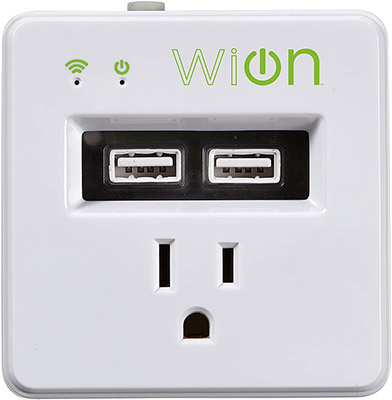 Woods® Wion™ Indoor Wi-Fi Plug-In USB Wall Outlet