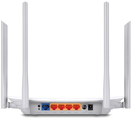 TP-Link® Archer C50 AC1200 867 Mbps Dual Band Wi-Fi Router 
