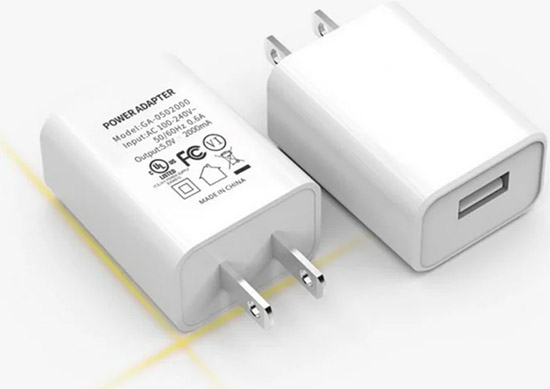 0.6A USB Port Wall Charger Power Adapter