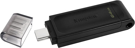 Kingston  64 GB DataTraveler  70 G1 USB Drive Type-C