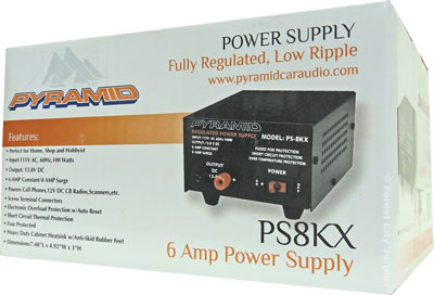 Pyramid Canada  PS8KX Regulated 12 Volt 6 Amp Power Supplies