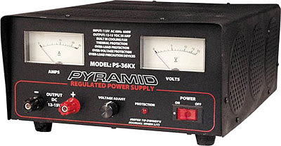 Pyramid® PS36KX Adjustable Voltage, 32 Amp Power Supply