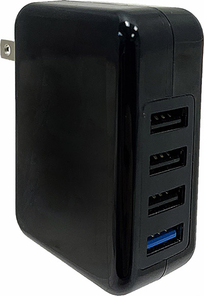 PDI Accessories  4-Port USB-A Wall Charger with Fast Charge
