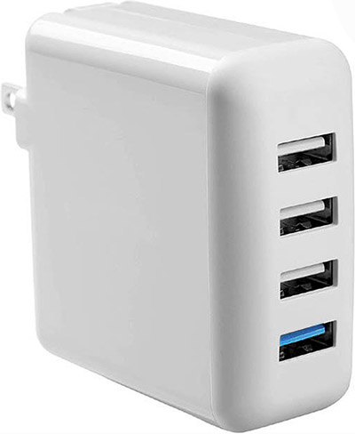 PDI Accessories  4-Port USB-A Wall Charger with Fast Charge