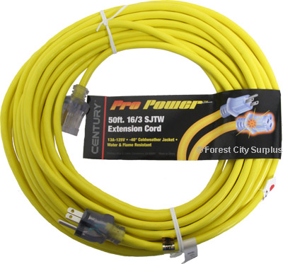 Century® Pro Power 16 Gauge 50 Foot Extension Cords