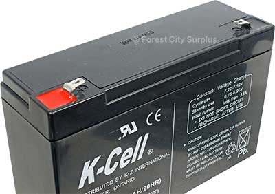 K-CELL® Rechargeable Sealed Lead Acid Gel Cell Batteries