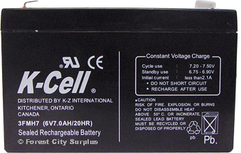 K-CELL Rechargeable Sealed Lead Acid Gel Cell Batteries