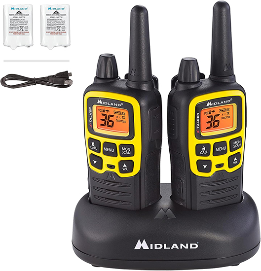 Midland X-TALKER Two-Way Yellow Radios