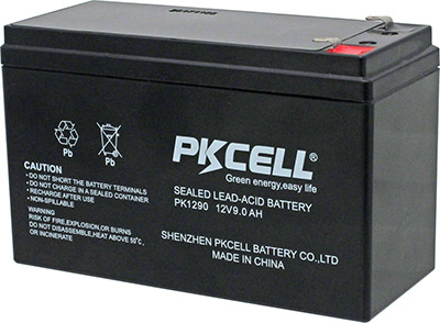 PKCELL® 12V/9AH Rechargeable Sealed Lead Acid Batteries