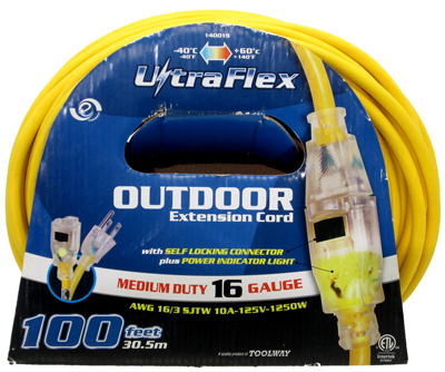 UltraFlex® 16 Guage, 100-Foot Outdoor Extension Cords