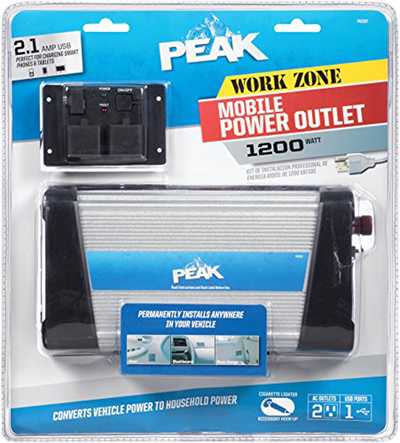 Peak  PKC0CF 1,200-Watt Mobile Power Inverter with Kit