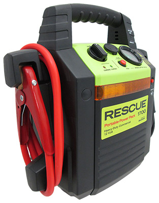 Rescue 1700 Portable Power Pack Battery Jump Starters - Add Your Own Battery