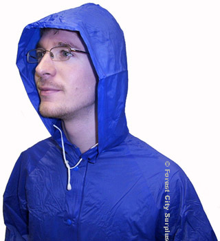Blue Vinyl Rain Suits