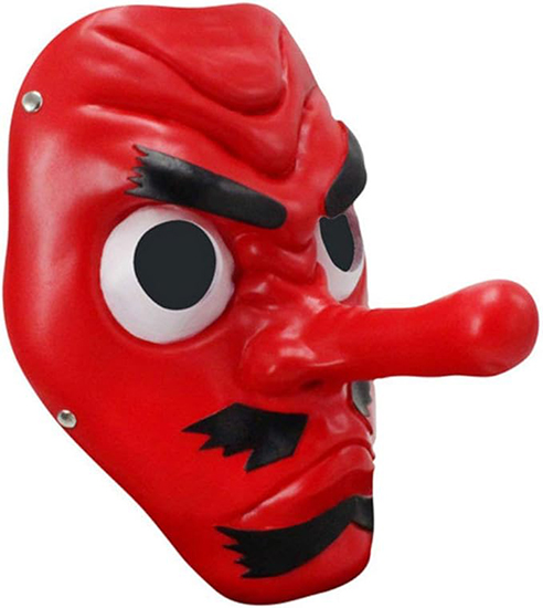 Red Tengu Halloween Mask