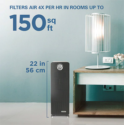 GermGuardian® 4-in-1 HEPA Air Purifying System with 99.97% HEPA Filter