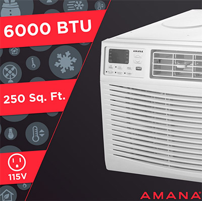 Amana® AMAP061 6,000 BTU Window Air Conditioner